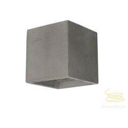 Viokef Wall lamp grey cube Ceramic 4096901