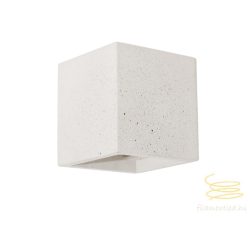 Viokef Wall lamp white cube Ceramic 4096902