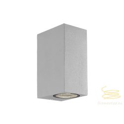Viokef 2L wall lamp silver SQ H:150 Tilos 4099402