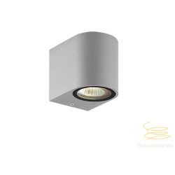 Viokef 1L wall lamp silver round H:150 Tilos 4099702