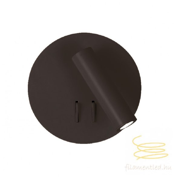 Viokef Wall Lamp Led Black Round Moby 4188201