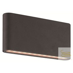 Viokef Wall Lamp Dark Grey L:280 Argon 4226701