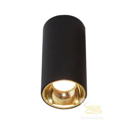 Viokef Ceiling Luminaire Black Round Glam 4240601