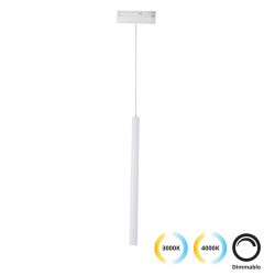 Viokef Pendant Track 8W White  2 CCT Magnetic 4244202-N