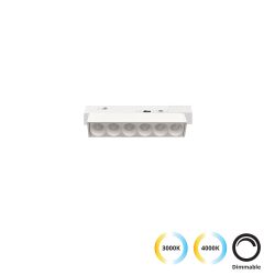   Viokef Linear Antiglare White L:112 2CCT White Magnetic 4244406-N