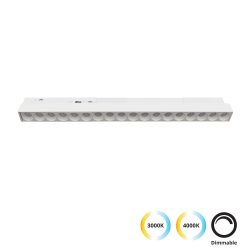 Viokef Linear Antiglare L:365 2CCT White Magnetic 4244408-N