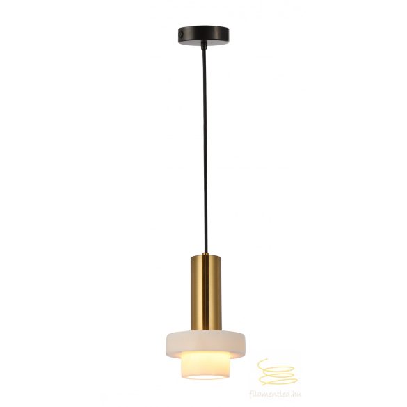 Viokef Pendant Lamp Gold+White H:230 Marble 4266000