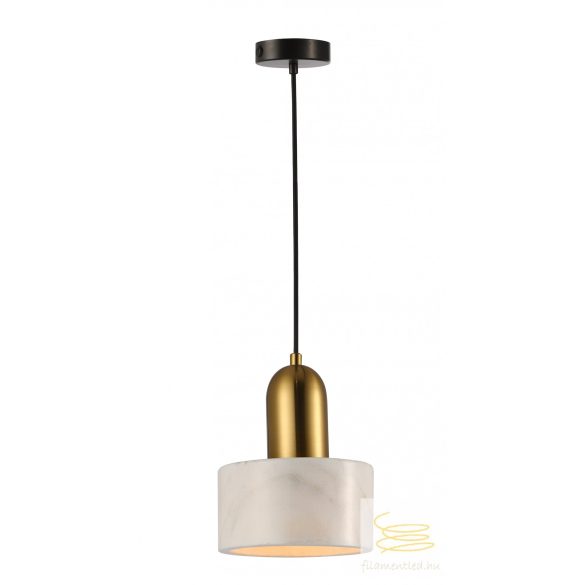 Viokef Pendant Lamp Gold+White H:180 Marble 4266100