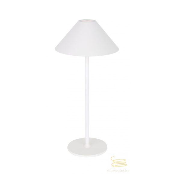 Viokef Table Light White with Battery Supply Cone 4275200