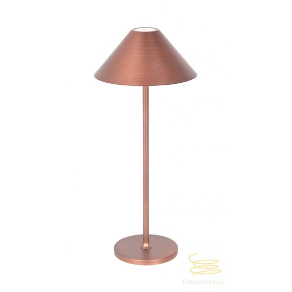 Viokef Table Light Copper with Battery Supply Cone 4275202