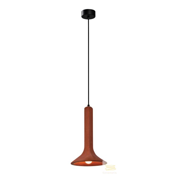 Viokef Pendant Lamp Red Funnel 4290301