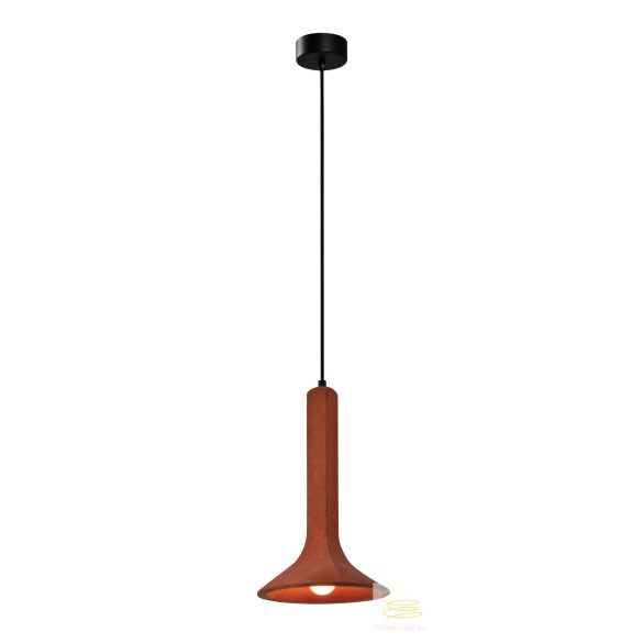 Viokef Pendant Lamp Red Funnel 4290301