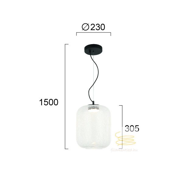 Viokef Pendant Light Clear Kiva 4318600