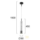 Viokef Pendant Light Clear Nikita 4318900