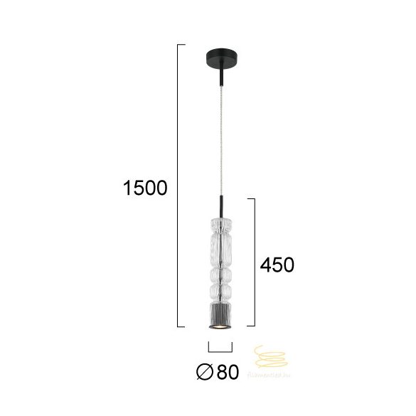 Viokef Pendant Light Clear Nikita 4318900