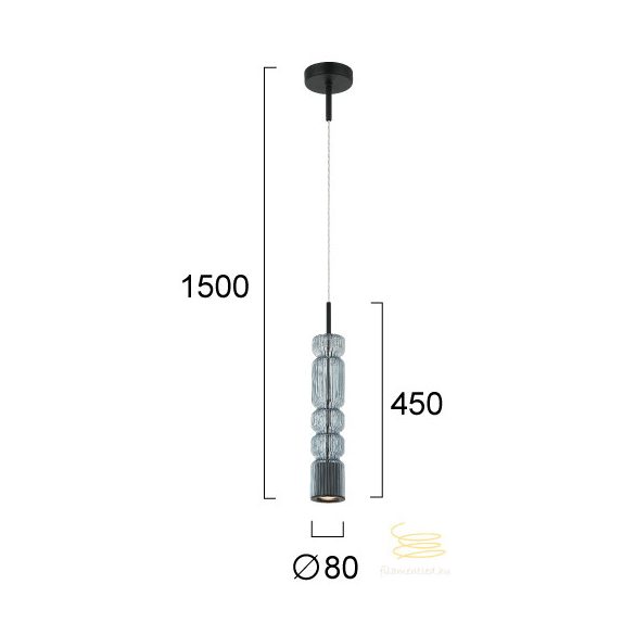 Viokef Pendant Light Blue Nikita 4318902