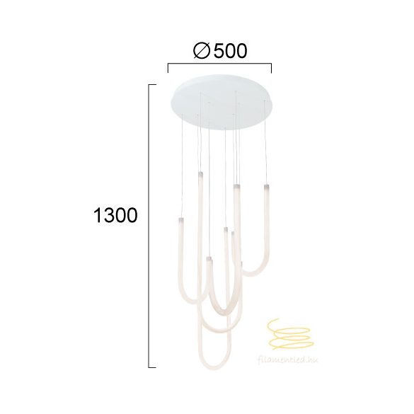 Viokef Suspended Light D:500 Yvonne 4319300