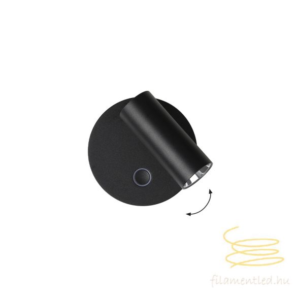 Viokef Wall Light Black Tara 4319601