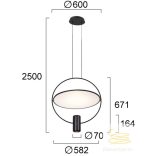 Viokef Suspended Light Kruz 4319700