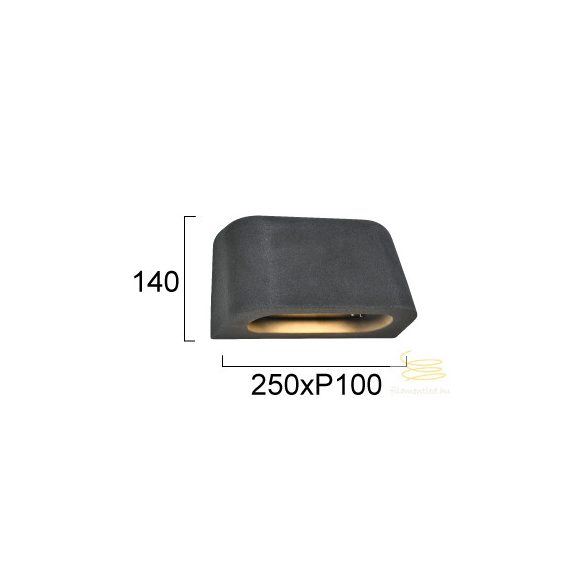 Viokef Wall Light Grey Krabi 4319900