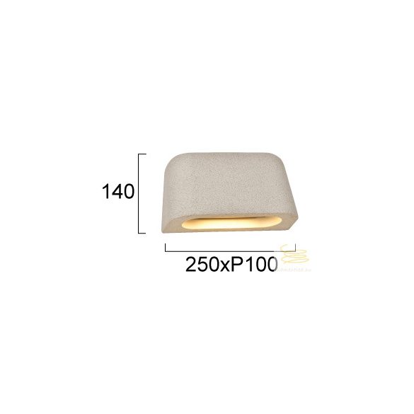 Viokef Wall Light Beige Krabi 4319901