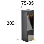 Viokef Outdoor Floor Light H:300 Karl 4320800