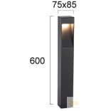 Viokef Outdoor Floor Light H:600 Karl 4320900