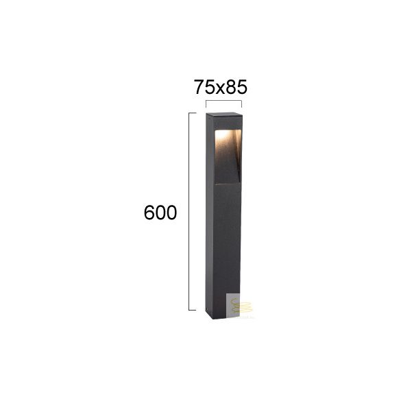 Viokef Outdoor Floor Light H:600 Karl 4320900