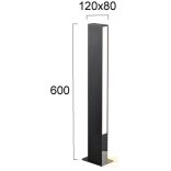 Viokef Outdoor Floor Light with Front & Back Light Lir 4321100