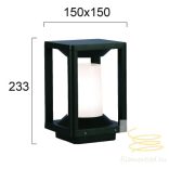 Viokef Outdoor Floor Light Square Korey 4321500