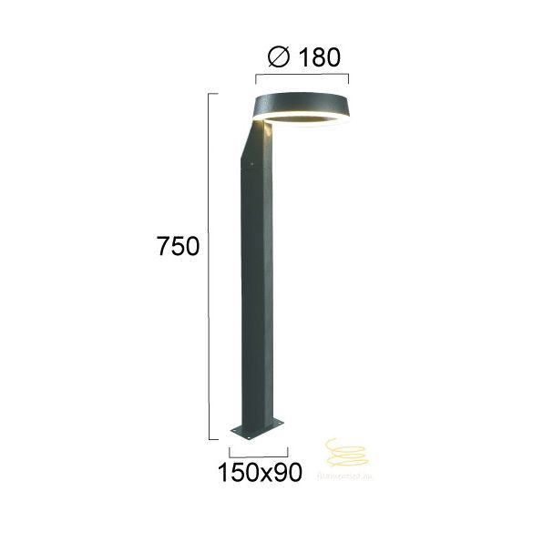 Viokef Outdoor Floor Light Zoom 4321600