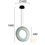 Viokef Pendant Light Smoke Tamara 4322700
