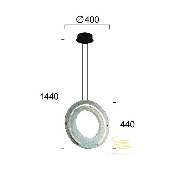 Viokef Pendant Light Smoke Tamara 4322700