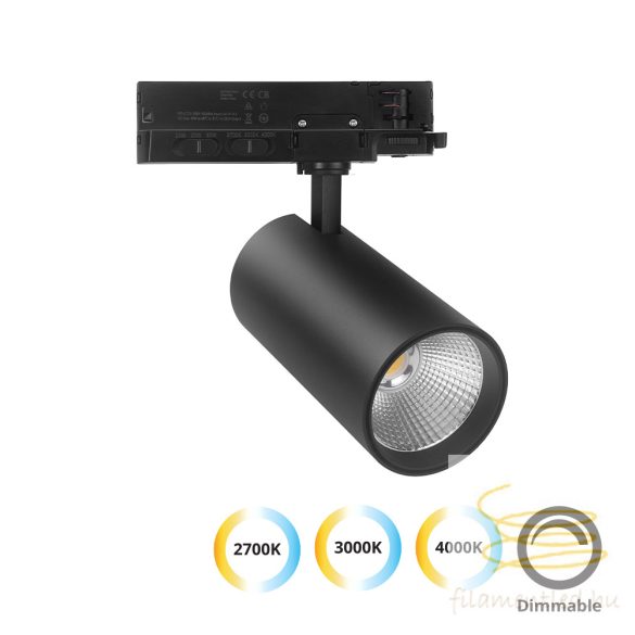 Viokef Track Spot Light 15/20/30W Black Kento 4323401