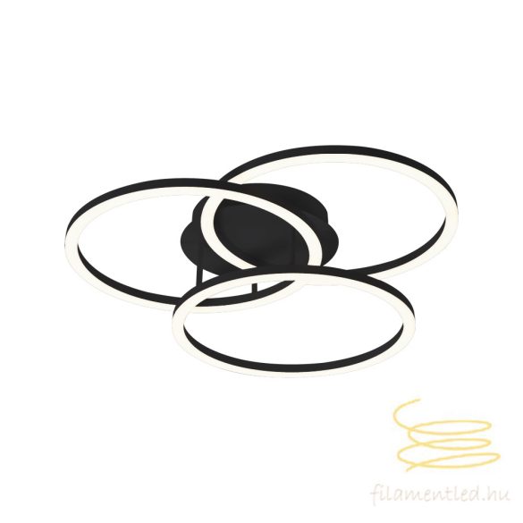 Viokef 3/L Ceiling Light Black Livia 4324500