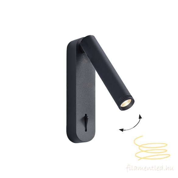Viokef Wall Light Black Abriel 4329300