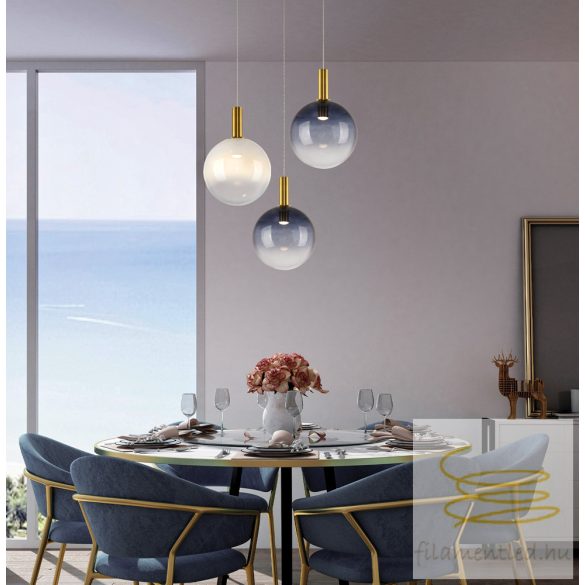 Viokef Pendant Light Blue Fosca 4331202