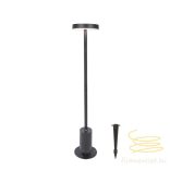 Viokef Outdoor Floor Light with Base and Spike Dark Grey Tango 4333000