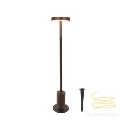   Viokef Outdoor Floor Light with Base and Spike Brown Tango 4333001