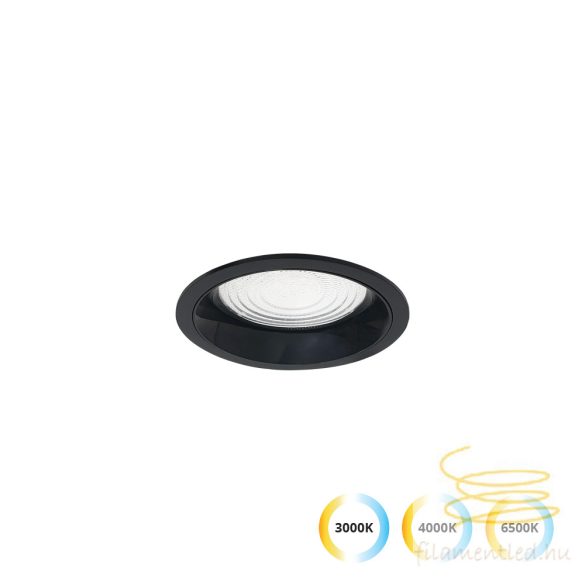 Viokef Recessed Spot Light Black D:84 Luigi 4334901