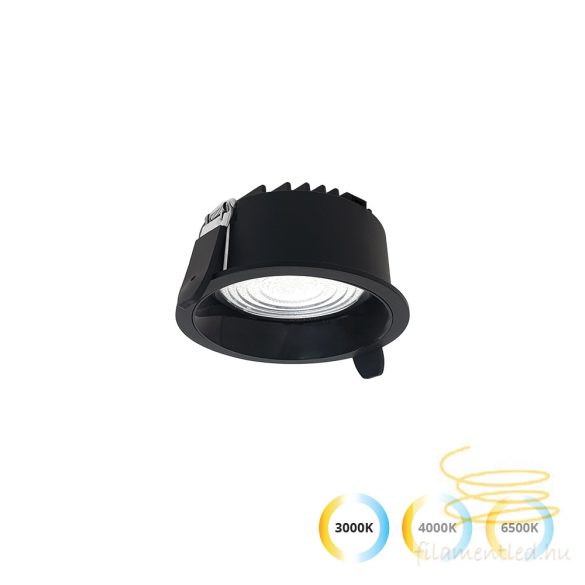 Viokef Recessed Spot Light Black D:84 Luigi 4334901