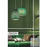 Viokef Pendant Light Green D:300 Felicia 4339501