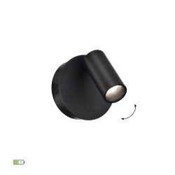   Viokef Rechargeable Magnetic Wall Light Black Catalina 4349601