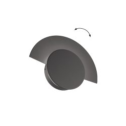 Viokef Outdoor Wall Light  Dark Grey Sunrise 4352900