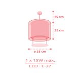 DALBER HANGING LAMP RAINBOW 41192M