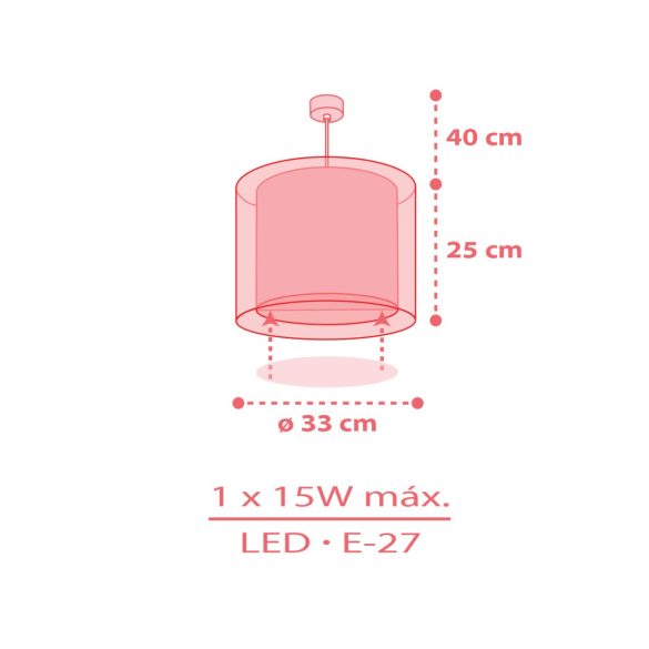 DALBER HANGING LAMP RAINBOW 41192M