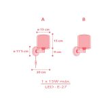 DALBER WALL LAMP RAINBOW 41199