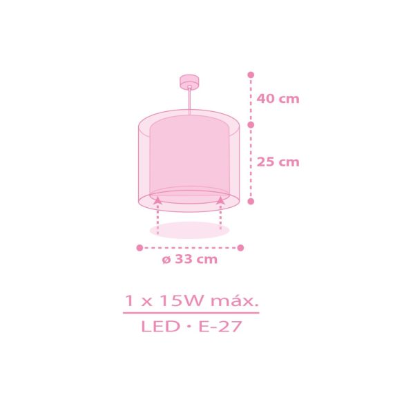 DALBER HANGING LAMP HELLO KITTY & FRIENDS 41252