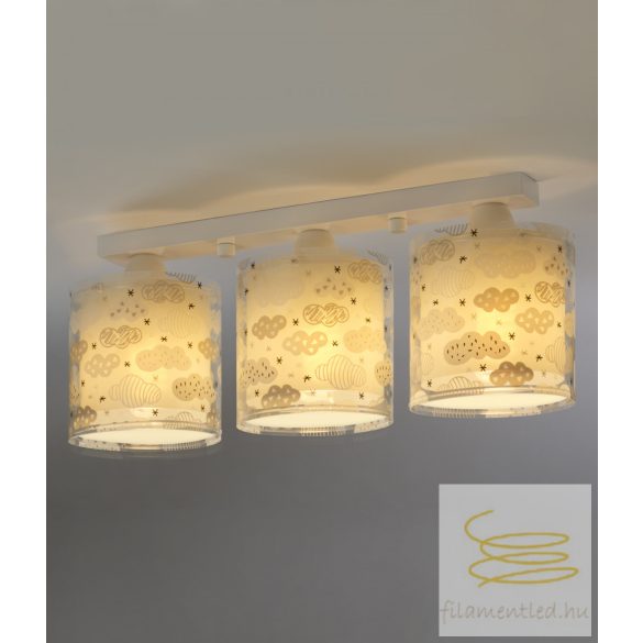 DALBER 3L. CEILING LAMP CLOUDS GREY 41413E