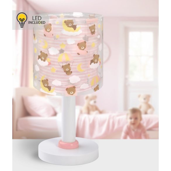 DALBER TABLE LAMP BABY TEDDY PINK LED 41571S